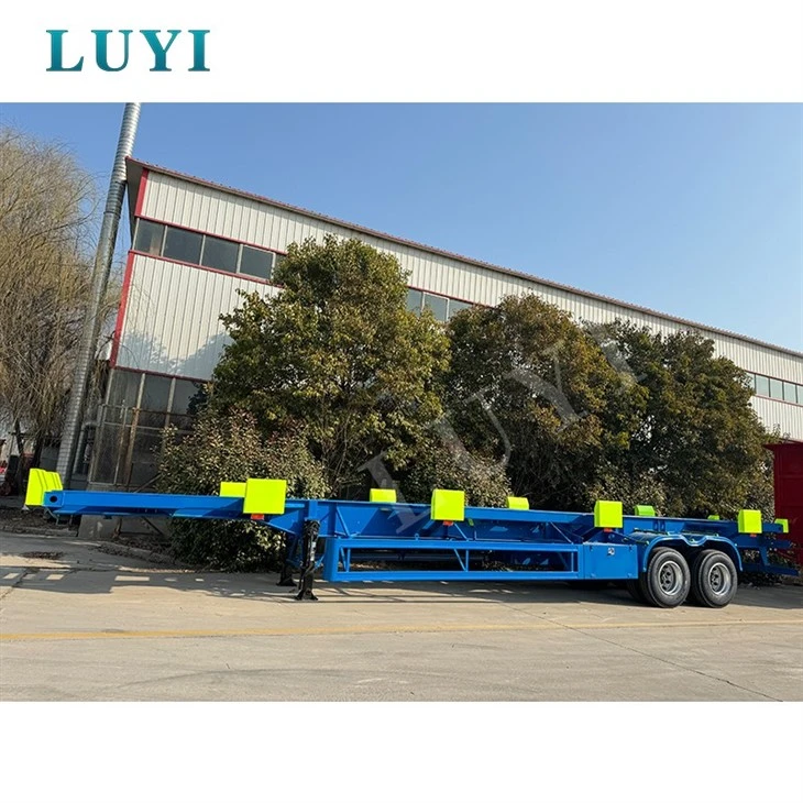 30 Ton Container Transport Low Bed Semi Trailer price 30 Ton Container Transport Low Bed Semi Trailer price